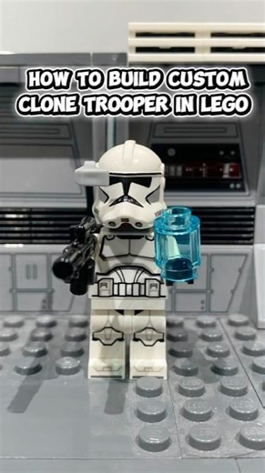 How to Build Custom Clone Trooper #lego #starwars #legostarwars #shorts #viral #shortsfeed