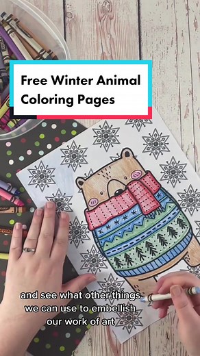 Free Winter Coloring Pages for Kids: Print and Play
