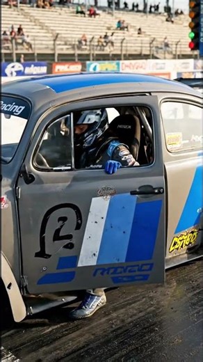 “Unexpected Speed — VW Beetle Drag Run” #vwbeetle #dragrace #dragracing