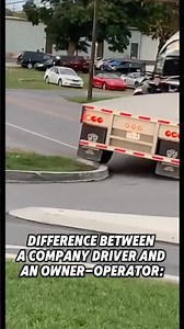 This is the difference between a company driver and an owner-operator: #trucker #flatbed #rookie