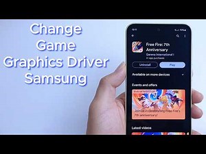 Change Game Graphics Driver on Samsung Phone