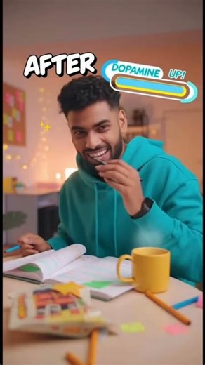 😴 Why Do We Feel Sleepy While Studying? | The Dopamine Truth | #shorts #studyfacts