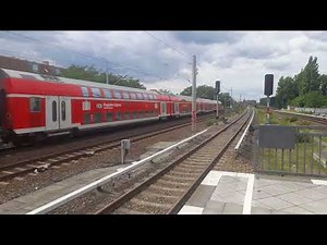 Durchfahrt des FEX nach Flughafen BER T1-2 BR 147+Dostos