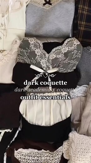Dark Coquette Wardrobe Essentials | Emmiol Outfit Haul 🖤 #emmiol #jean #ootd #outfitideas #y2k