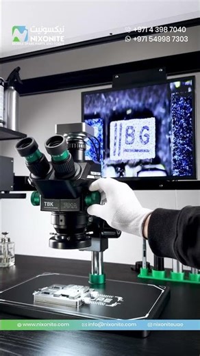 TBK 701A Soldering Microscope using video