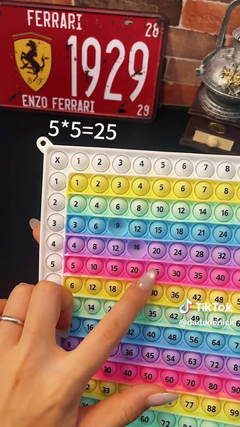 Fun Learning with Pop It Multiplication Table