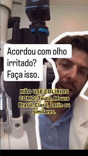 Acordou com olho irritado? O que fazer? E o que NUNCA fazer!