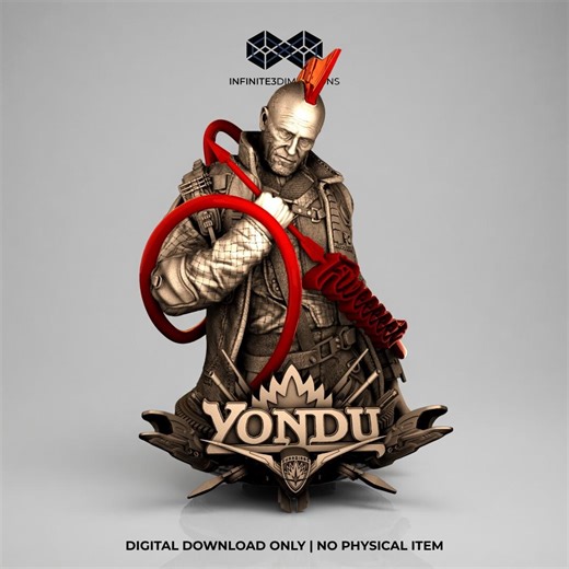 Yondu Bust Inspired Marvel | 3D Model STL File - Etsy
