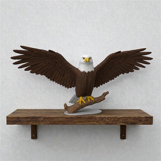Eagle 3D Model : Eagle Statue STL File , Animal 3D Model , 3D Home Decor, 3D STL File , High Quality Model , Hawk STL File - Etsy