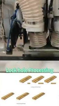 Door Frame Production Line #woodworkingmachinery