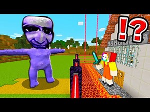 Super Scary Blue Demon vs. Strongest Security House [Minecraft]