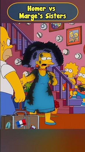 Homer vs Marge’s Sisters #simpsons #shorts #funny
