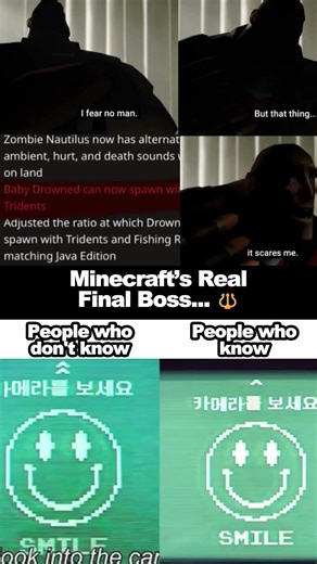 The patch note that changed everything 💀 #shorts #foryou #mincraft #minecraftupdate #trident #terror