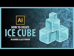How to Create ICE CUBE in Adobe Illustrator - Vector Tutorial