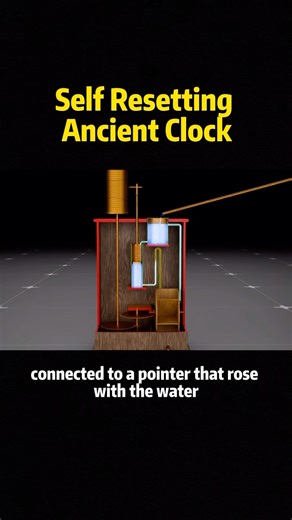 Self Resetting Ancient Clock #knowledge #history #science #foryou