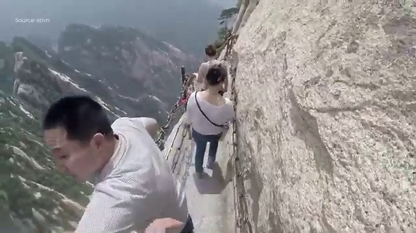 Most Dangerous Hike in the World: Surviving the Insane Cliffside Plank Walk at Mount Hua, China