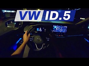 VW ID.5 Pro Performance POV Night Drive (Binaural Audio)