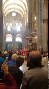2.2K views · 65 reactions | Thanks, Pauline Kovacs for sharing this lovely video️! If you happen to end your Camino on one of the days when the Botafumeiro operates, you will have the opportunity to experience the swinging of this 53kg spectacular censer. It is one of the most famous symbols of the Cathedral⛪ of Santiago de Compostela and it symbolises the true attitude of the believer. | Follow The Camino | Facebook