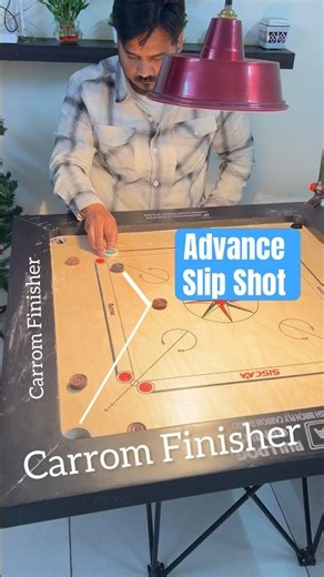 INSANE CARROM SHOT ll ADVANCE SLIP SHOT ll CARROM TUTORIAL ll #carrom #carromfinisher