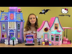 Hello Kitty Moved to NEW Home Story with Hello Kitty and Friends NEW House and Vampirina Toys