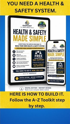 How to Do a Risk Assessment & Build a Health and Safety System | Small Business #smallbusiness