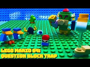 LEGO Mario 64: Question Mark Block Trap | Stop Motion Animation Ⓜ️❔🧢