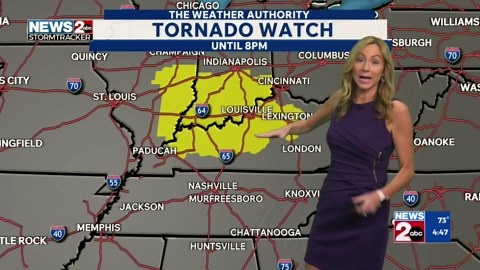 Isolated severe storms expected tonight in Middle TN