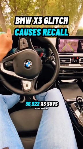 ICARUS on Instagram: "BMW X3 STEERING GLITCH CAUSES RECALL"