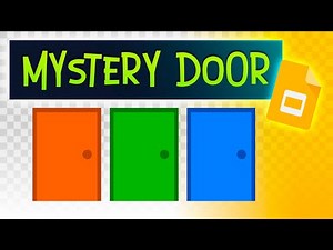 Pick a Mystery Door Game in Google Slides Tutorial and Template