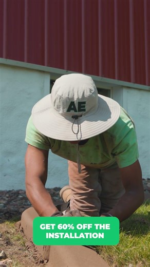 AE 60% Off Installation Ad With Captions