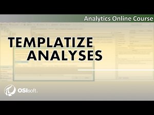 PI AF Analytics - Templatize Analyses