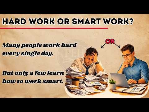 Hard Work vs Smart Work Now || Learn English With Audio Lesson || Boost Your English Skills ✅