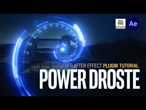 After Effects Power Droste Plugin Tutorial Easy Spiral