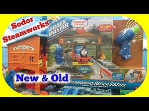 Thomas and Friends - Sodor Steamworks - Spin and Fix Thomas - Old and New Compared!