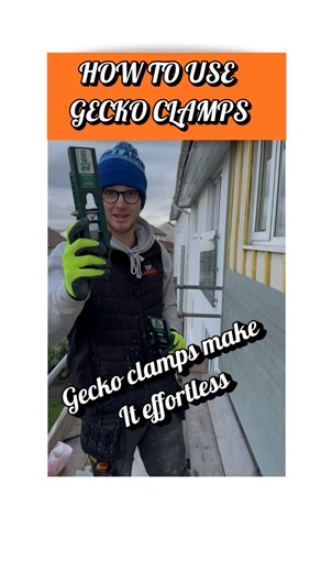 BK Carpentry & Construction on Instagram: "How to install Cement Board Cladding like a Pro 🦎🪚 Perfect overlap every time #geckoclamp #cladding #tricks #houserenovation #carpentry"