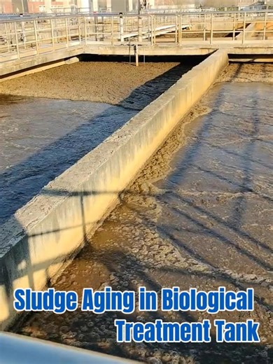 In wastewater treatment plants, aging sludge in the biological treatment tanks results in large bubbles after aeration.🌟🌟🌟 #SludgeAging #BiologicalTreatment #WastewaterTreatment #Aeration #LargeBubbles #WaterTreatment #SludgeManagement #Aquasust #EfficientTreatment #WaterTech #SustainableWaterTreatment #MicrobialActivity