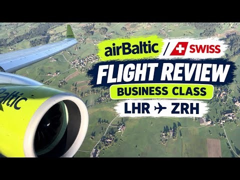 Swiss Business Class Review | London Heathrow to Zurich | Airbus A220
