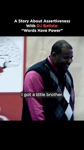 Relationship advocate & inspirational speaker DJ Batiste shares an inspiring story about teaching his younger brother the Skill of Assertiveness. We can all reinforce the important truth that our words have power. ﻿ ﻿Come see DJ Batiste in person at this year's Elevate Conscious Discipline Annual Conference this October in Las Vegas! Click here to learn more and register now for early-bird pricing: ﻿﻿https://bit.ly/3Q1KMKN | Conscious Discipline®
