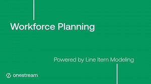 Workforce Planning powered by Line Item Modeling Tour