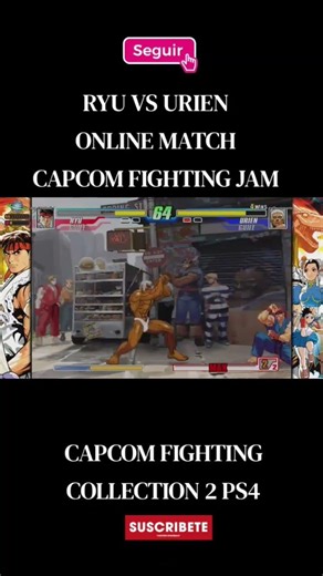 Ryu vs Urien online match Capcom fighting jam #capcomfightingcollection2 #urien #fightinggame #ryu