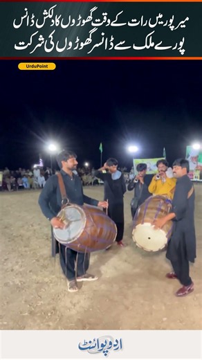 Mirpur: Captivating Horse Dance At Night - Dancer Horses From All Over The Country Participated