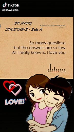 SO MANY QUESTIONS #SIDEA #music #lyrics #foryou #foryoupage #fyp