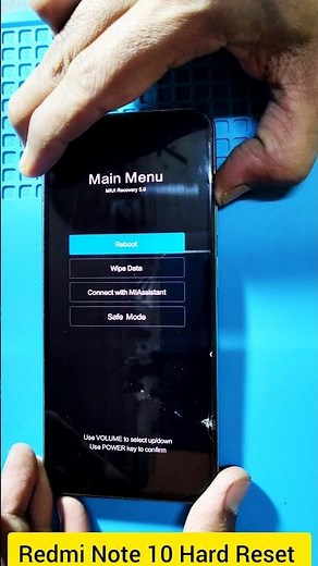 Redmi Note 10 Hard Reset #hardret#shorts#youtube