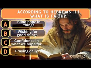 📖 Hebrews Bible Quiz Challenge! | Discover the Power of Faith and the Word