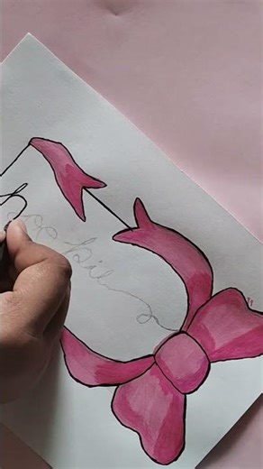 Handmade Bow Bookmark | DIY Paper Bookmark | Easy Craft🎀✨ #diy #craft #art #shorts #bookmark