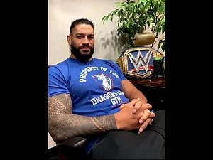 Roman Reigns - HD / Instagram Live Video with C4 Energy / Aug 27, 2021
