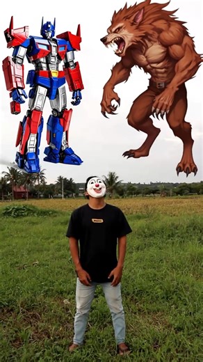 TRANSFORMERS VS WOLVES 🦊 #shorts #cartoon #shortsfeed