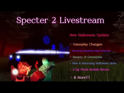 Specter 2 Livestream - New Halloween Update & Haunted Mansion Return (10/10/25) #Fyp #Specter2