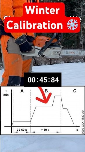 Stihl MS261 M-Tronic Winter Calibration (Quick Guide ❄️🪚)
