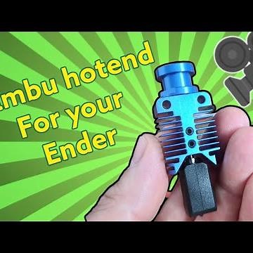 New hotend for my ender3 - unboxing, installation, testing